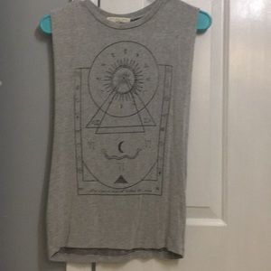 Grey tank top from urban outfitters